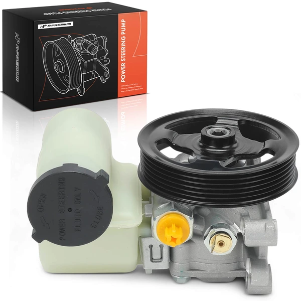 Power Steering Pump with Reservoir & Pulley for Mazda 6 2003-2008 2.3L