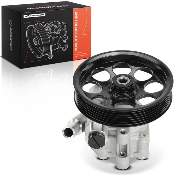 Power Steering Pump with 6-Groove Pulley for 2005-2011 Cadillac STS