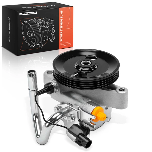 Power Steering Pump with Pulley & Harness Sensor for Kia Soul 2010-2011 L4 2.0L