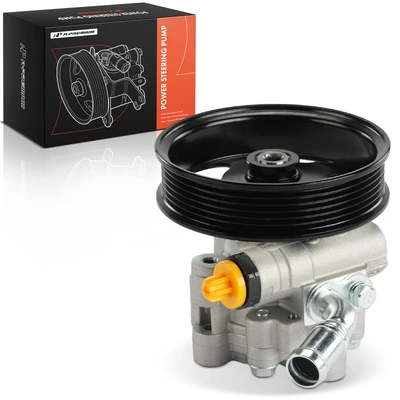 Power Steering Pump with Pulley & Inlet line