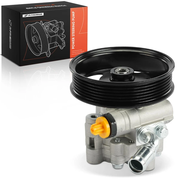 Power Steering Pump with Pulley & Inlet line for 2012-2015 Ram C/V