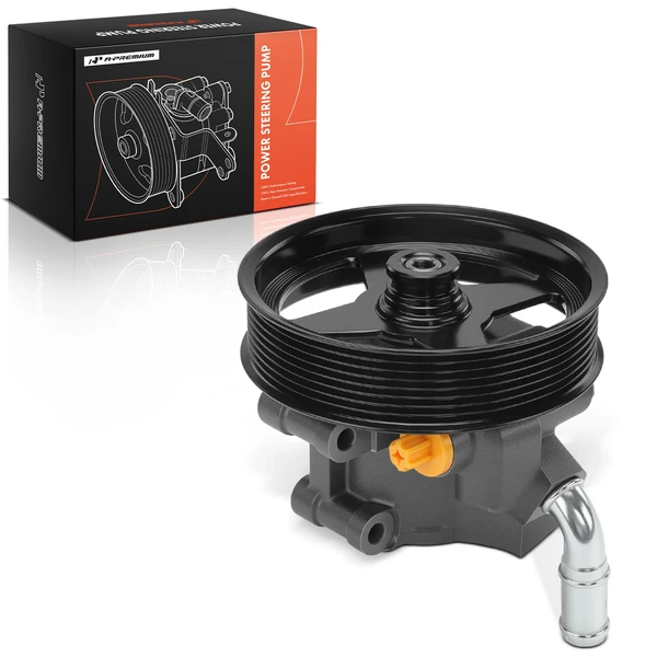 Power Steering Pump with Pulley for Ford F-250 F-350 F-450 Super Duty Excursion