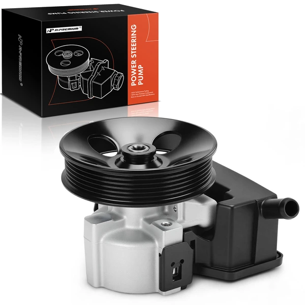 Power Steering Pump with Pulley & Reservoir for Chevy Impala 2012-2013 Impala Limited