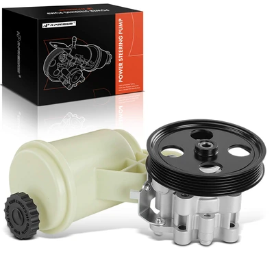 Power Steering Pump with Pulley & Reservoir