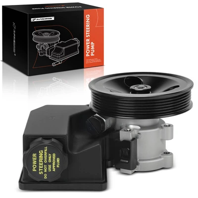Power Steering Pump with Reservoir & Pulley