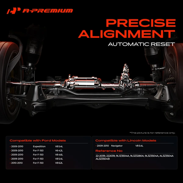 Power Steering Rack and Pinion Assembly for Ford Expedition 09-10 F-150 Lincoln