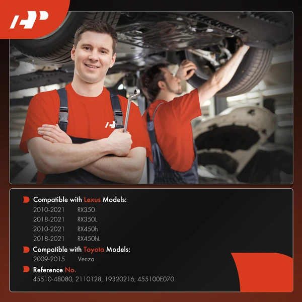 Power Steering Rack & Pinion Assembly for Toyota Venza 2009-2015 Lexus RX350