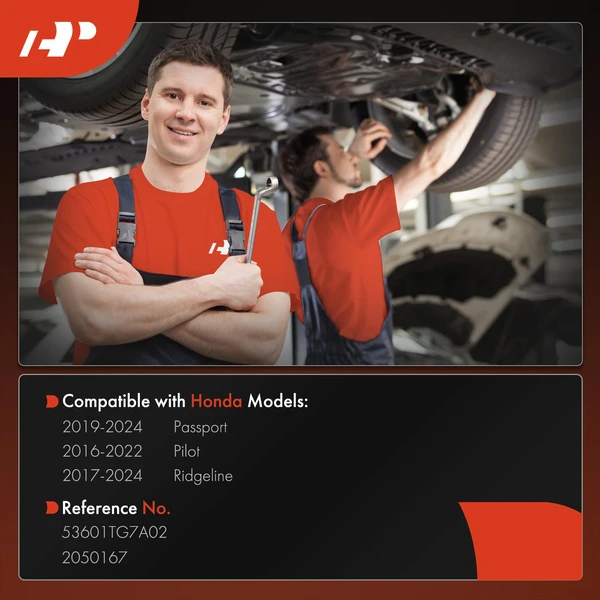 Power Steering Rack and Pinion Assembly with Inner Tie Rod for Honda Pilot 16-22