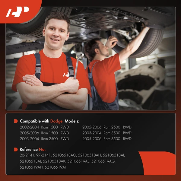 Power Steering Rack and Pinion Assembly for Dodge Ram 1500 Ram 2500 Ram 3500 RWD