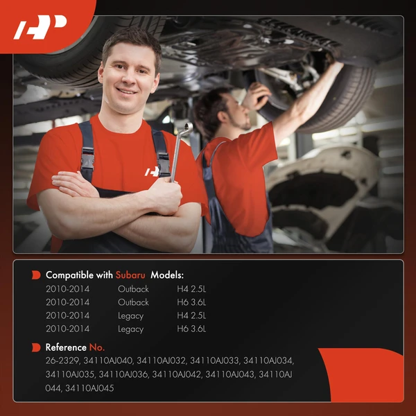 Power Steering Rack & Pinion Assembly for Subaru Outback Legacy 2010-2014