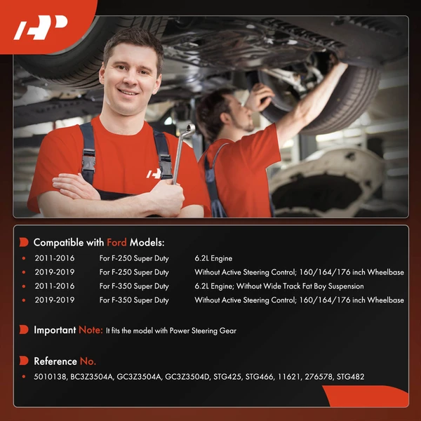 Power Steering Gear Box for Ford F-250 F-350 Super Duty 2011-2016 2019