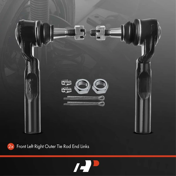 Power Steering Rack & Pinion & Outer Tie Rods for Chevy Silverado Sierra 1500 2WD