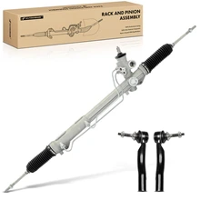 3 Pcs Front Power Steering Rack & Pinion & Tie Rod End Kit for 2003-2008 Mercury Grand Marquis