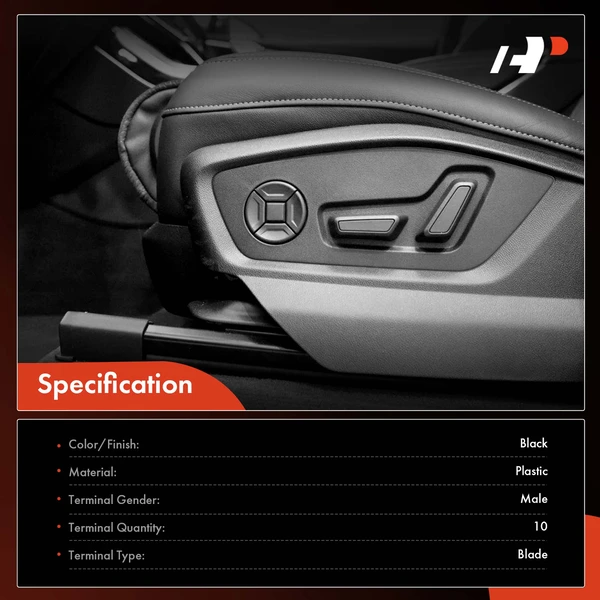 Driver Power Seat Switch for Nissan Altima 13-18 Murano Pathfinder Rogue TITAN