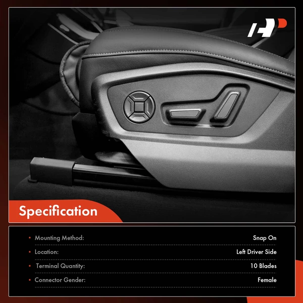 Driver Power Seat Switch for Chevrolet Traverse 2009-2017 Silverado 1500 2500