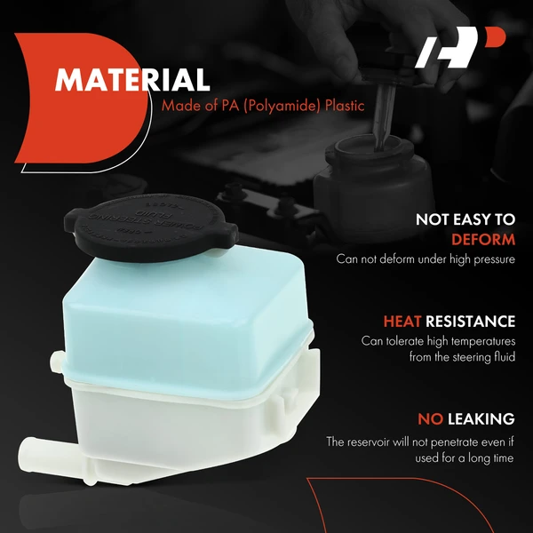 Power Steering Reservoir with Cap for Chevy Caprice 11-13 Pontiac G8 GTO 04-06