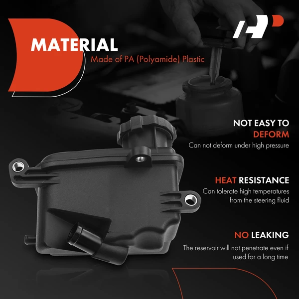 Power Steering Reservoir with Cap for Mercedes-Benz W204 C250 R172 SLK250