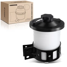 Power Steering Reservoir with Cap & Bracket