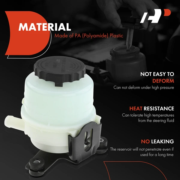 Power Steering Reservoir with Cap for Toyota Tundra 2005-2006 V6 4.0L