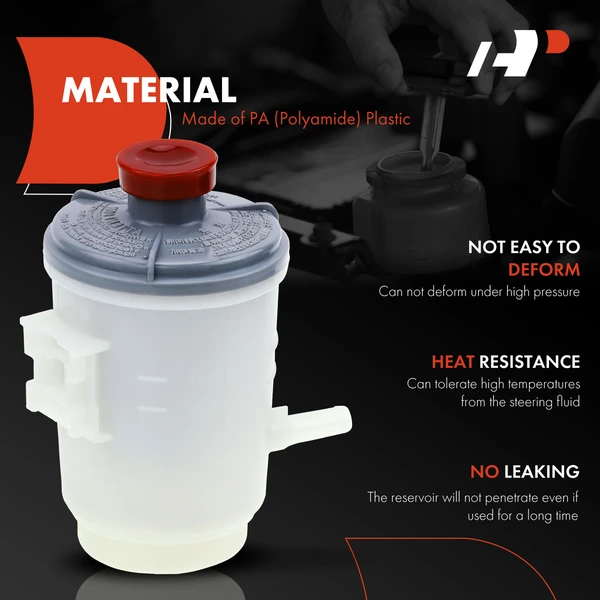 Power Steering Reservoir with Cap for Acura MDX 2007-2013 V6 3.7L