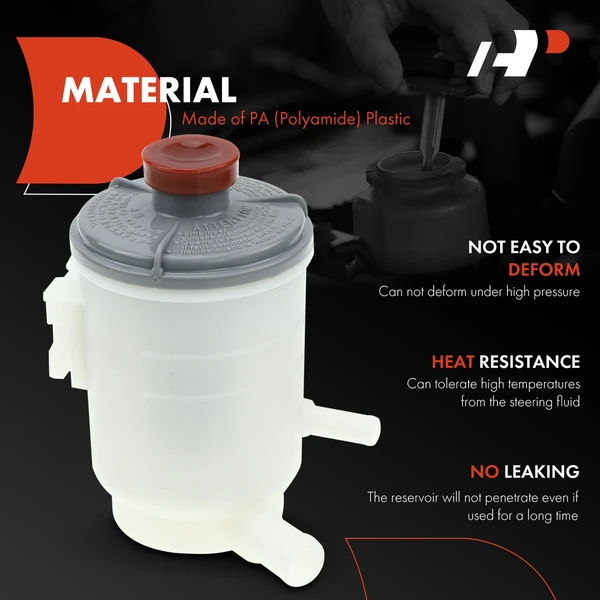 Power Steering Reservoir with Cap for Honda Accord 2008-2012 Crosstour 2012