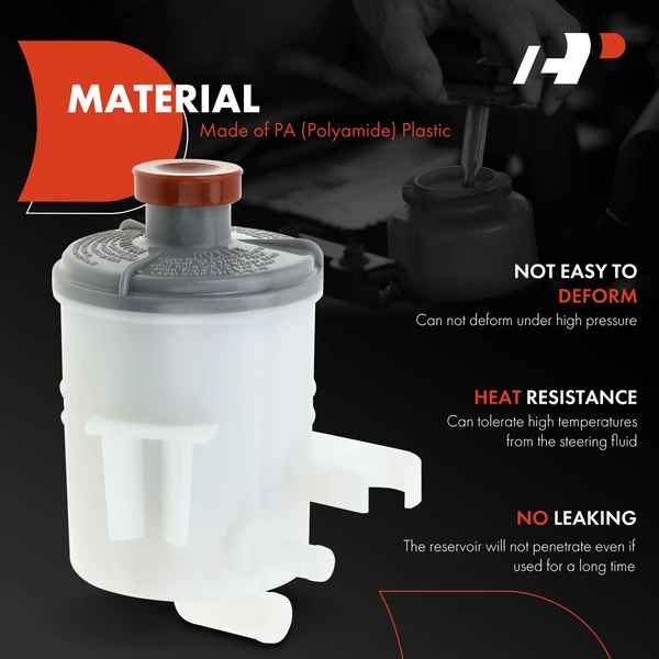 Power Steering Reservoir with Cap for Honda CR-V 2002-2006 L4 2.4L