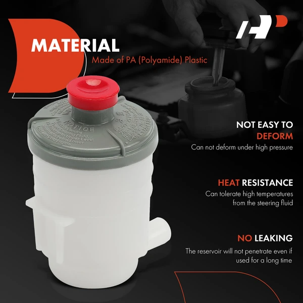 Power Steering Reservoir with Cap for Honda Accord 1998-2002 L4 2.3L