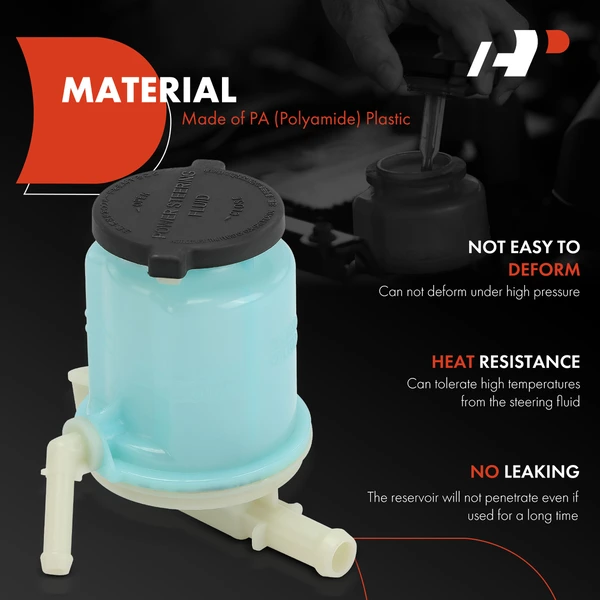 Power Steering Reservoir with Cap for Toyota Sienna 2004-2009 V6 3.3L 3.5L