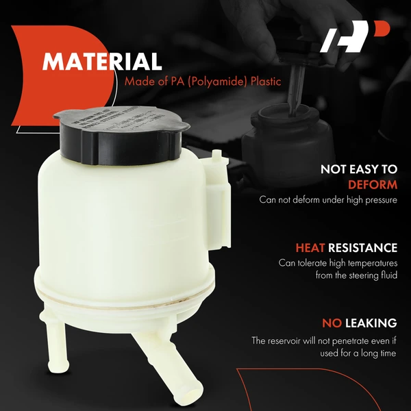 Power Steering Reservoir with Cap for Nissan Murano 03-07 Sentra Infiniti FX35