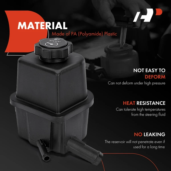 Power Steering Reservoir with Cap for Chevrolet Camaro 2010-2015