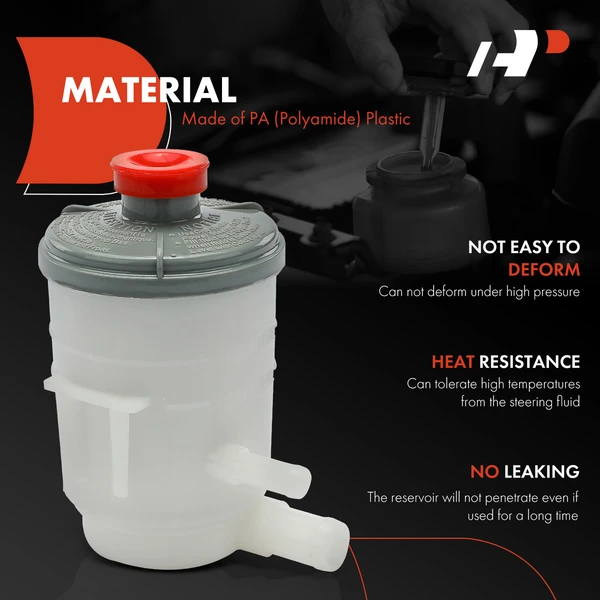 Power Steering Reservoir with Cap for Honda Accord 03-07 Acura RL 08-12 TL TSX