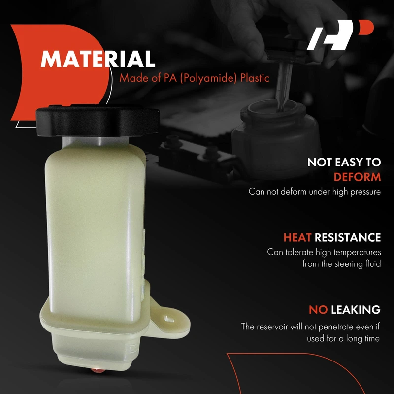 Power Steering Reservoir with Cap for Jeep JL Wrangler 2018-2024 JT Gladiator