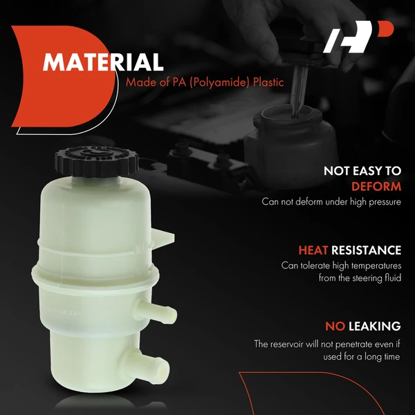 Power Steering Reservoir with Cap for Dodge Chrysler Town & Country 2008-2010