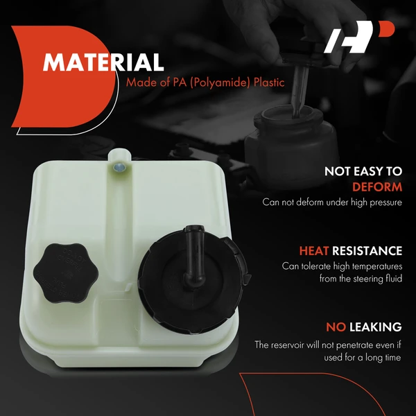 Power Steering Reservoir with Cap for Freightliner Business Class M2 M2 106 112