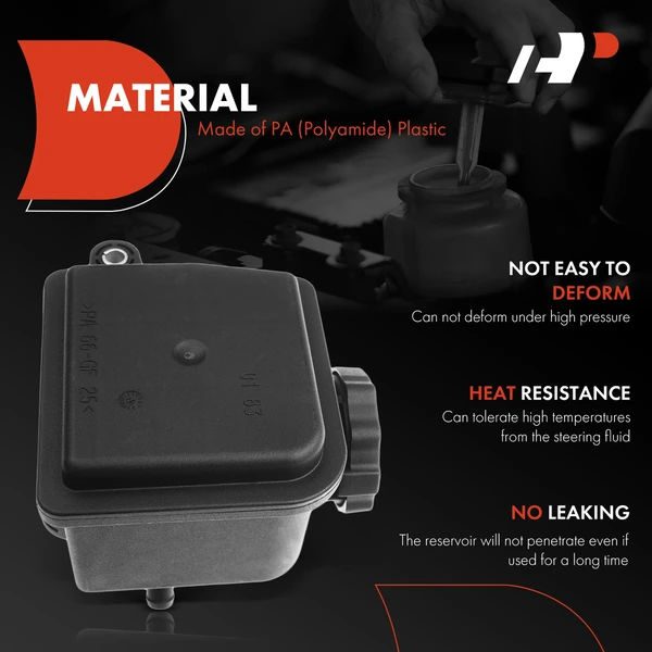 Power Steering Reservoir with Cap for Mercedes-Benz W203 C230 W463 W163 C215