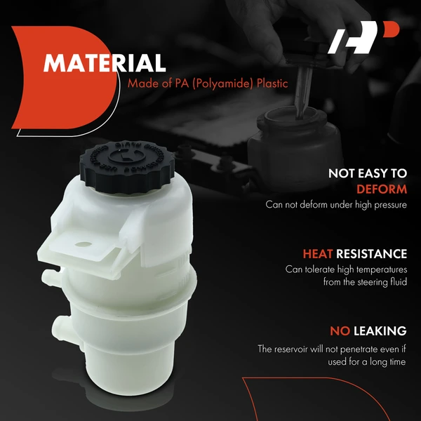 Power Steering Reservoir with Cap for Chrysler Cirrus Sebring Dodge Avenger