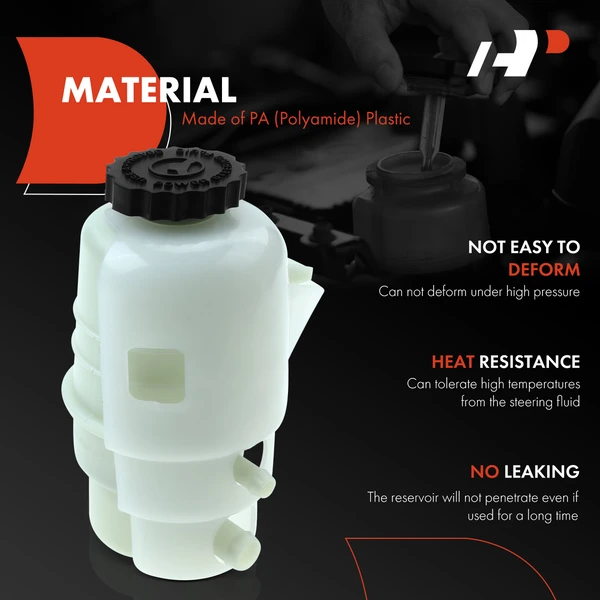 Power Steering Reservoir with Cap for Chrysler 200 Cirrus Sebring Dodge Avenger