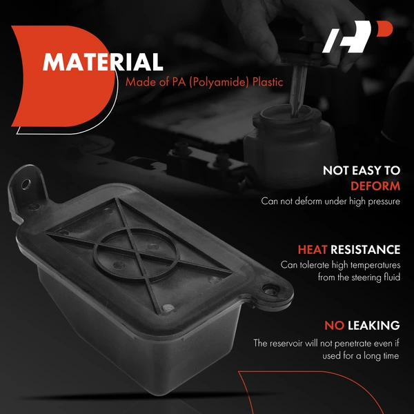 Vacuum Reservoir with Cap for Ford E-150 E-250 2003-2014 E-350 Super Duty 2000-2018