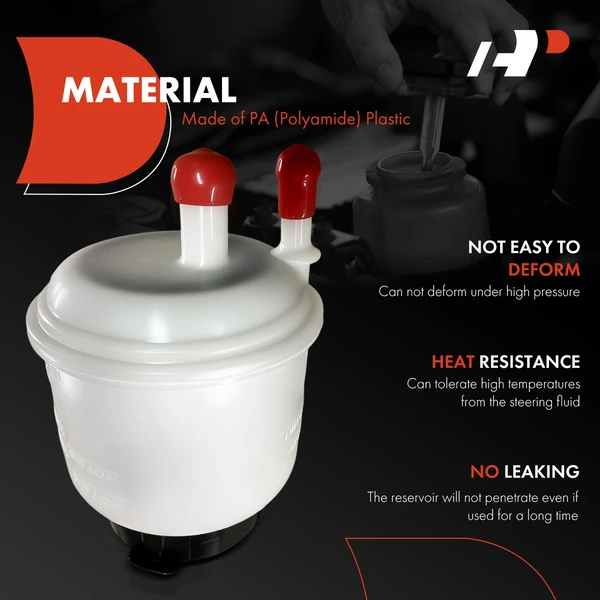 Power Steering Reservoir with Cap for INFINITI FX35 FX45 2003-2008 M45 2006-2010