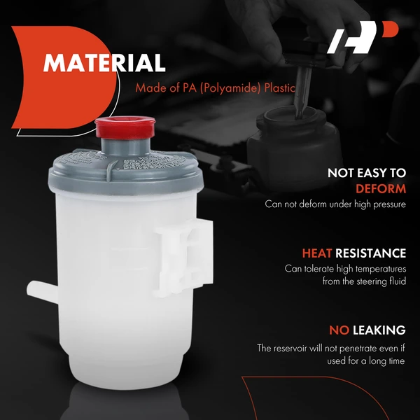 Power Steering Reservoir with Cap for Honda Odyssey 2011-2017