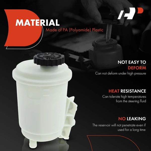 Power Steering Reservoir with Cap for Ram 2500 11-19 3500 11-18 4500 5500