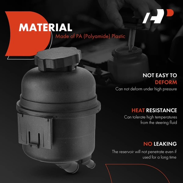 Power Steering Reservoir with Cap for Mercedes-Benz C216 CL600 S600 C209