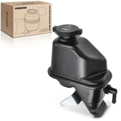 Power Steering Reservoir with Cap & Bracket