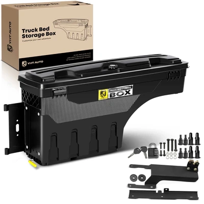 Rear Driver Truck Bed Storage Box ToolBox