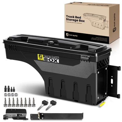 Rear Passenger Truck Bed Storage Box ToolBox