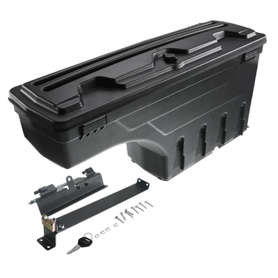 Rear Passenger Truck Bed Storage Box ToolBox for 2019 GMC Sierra 1500 Limited