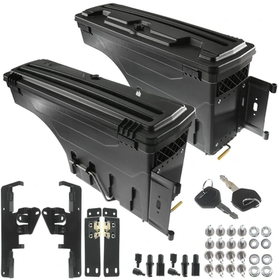 2 Pcs Rear Truck Bed Storage Box Toolbox