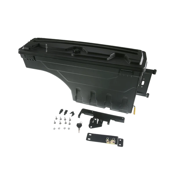 2 Pcs Rear Truck Bed Storage Box Toolbox for 2005-2020 Toyota Tacoma