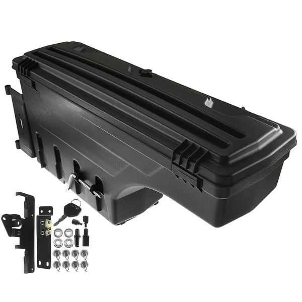 Rear Passenger Truck Bed Storage Box ToolBox for 2005-2020 Toyota Tacoma