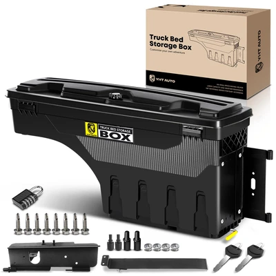 Rear Passenger Truck Bed Storage Box ToolBox